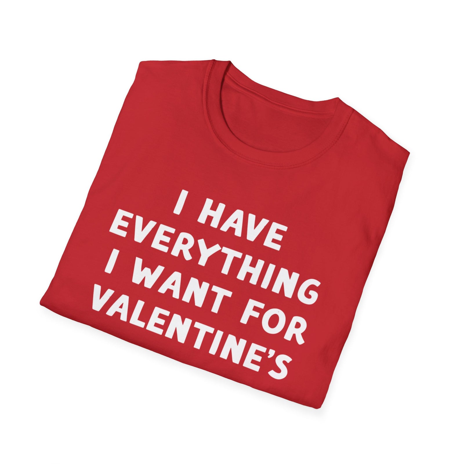 I Have Everything I Want For Valentine’s | Deluxe Red Tee