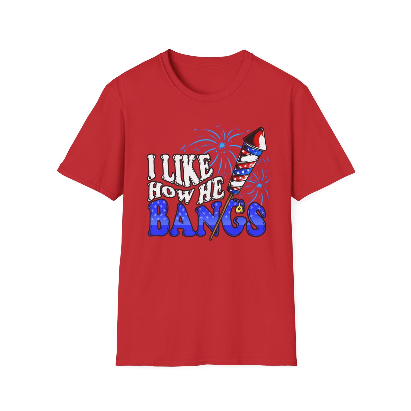 I Like How He Bangs Deluxe Red Tee | OG Edition