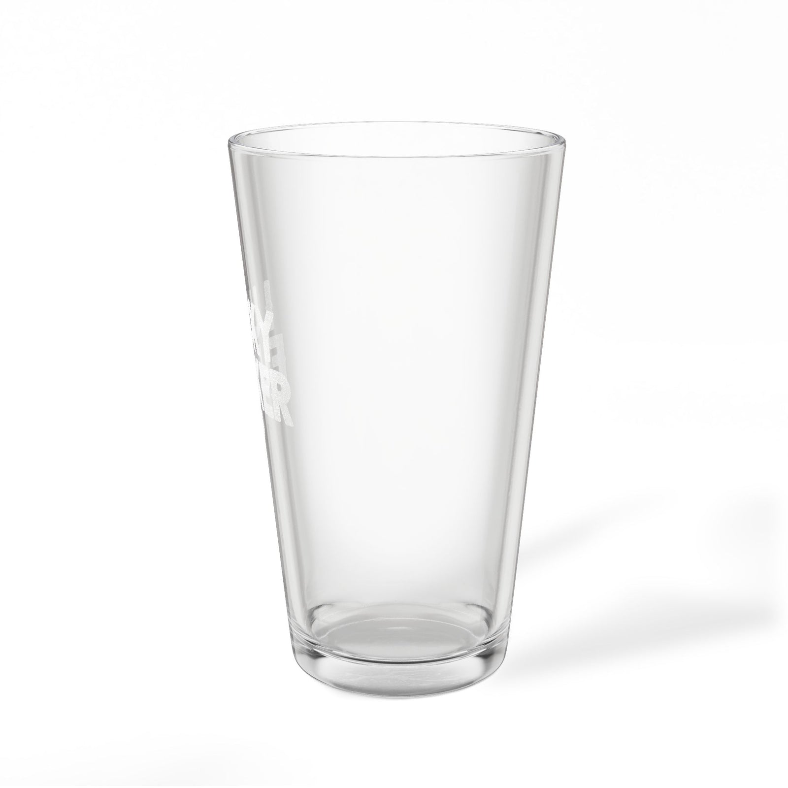 Engraved Pint Glass — "Lucky F*cker" 16oz