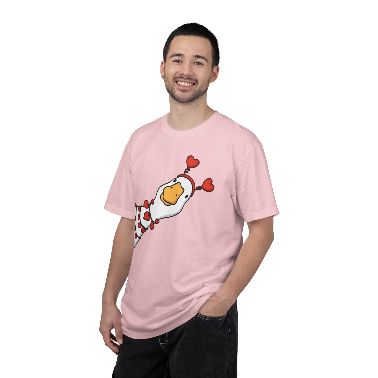 Cute Heart Goose T-Shirt — Valentine’s Day Cute Animal Tee