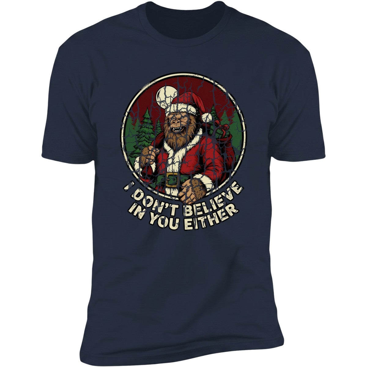 I Don't Believe In You Either navy tee