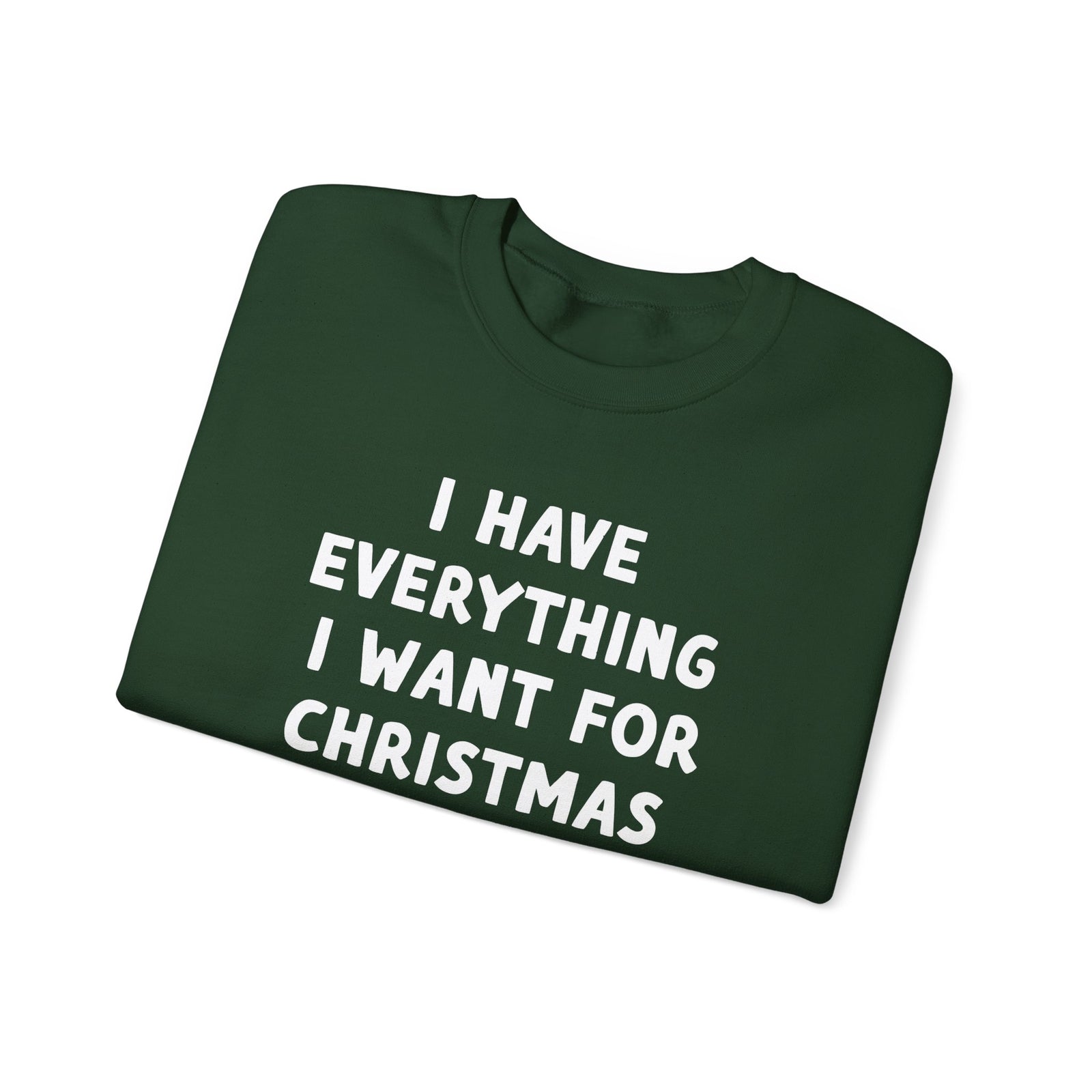 I Have Everything I Want for Christmas | Deluxe Sweatshirt