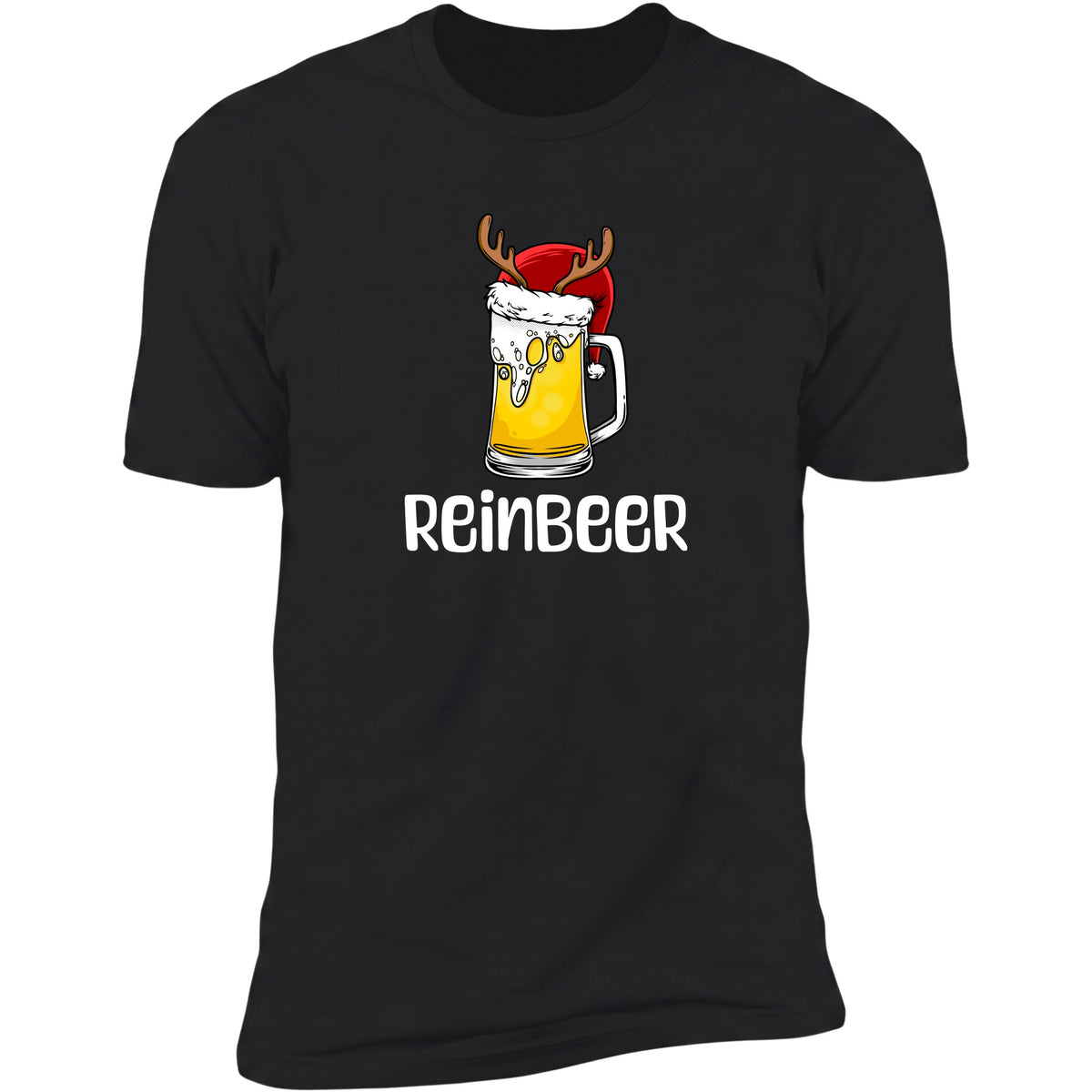ReinBeer Deluxe Unisex Tee in Black