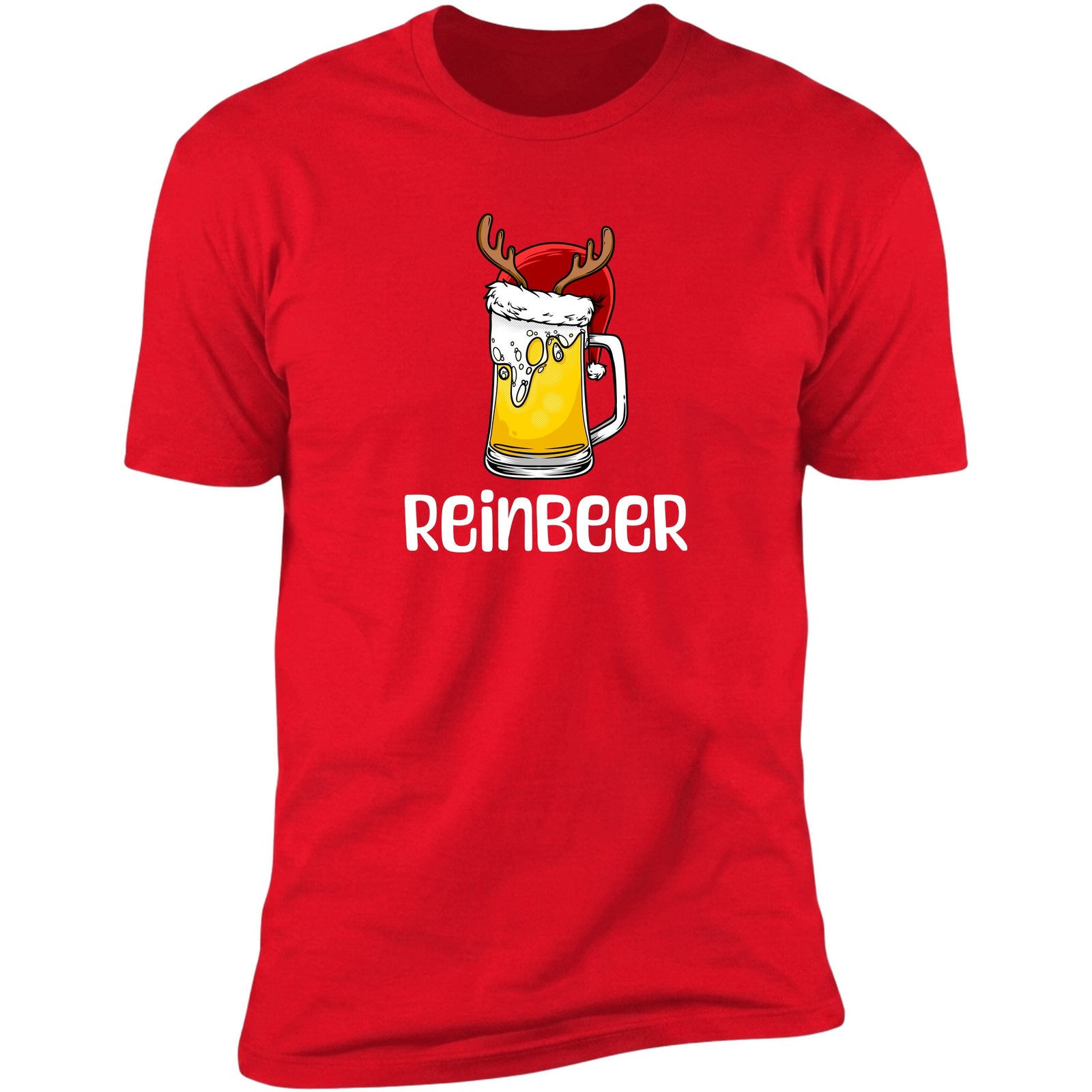 ReinBeer Deluxe Unisex Tee in Red