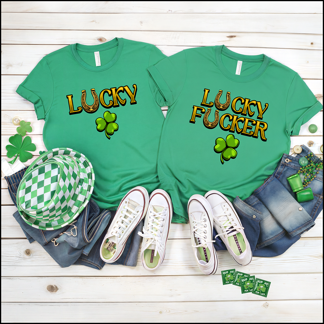 Lucky & Lucky F Deluxe St Patrick's Day Shirts!