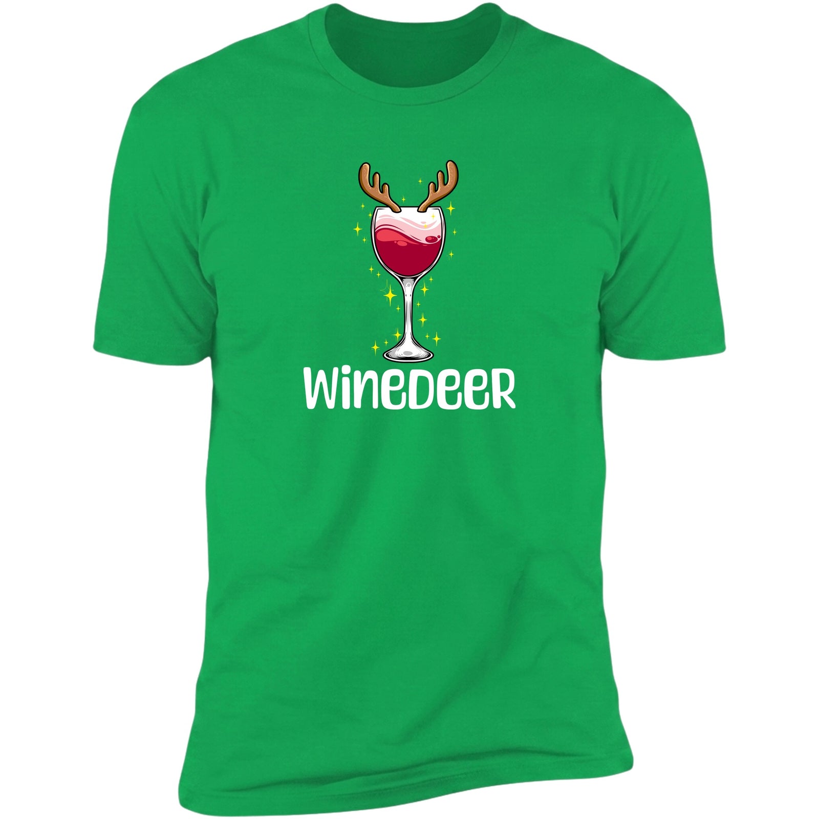 WineDeer Deluxe Unisex Tee in Irish Green