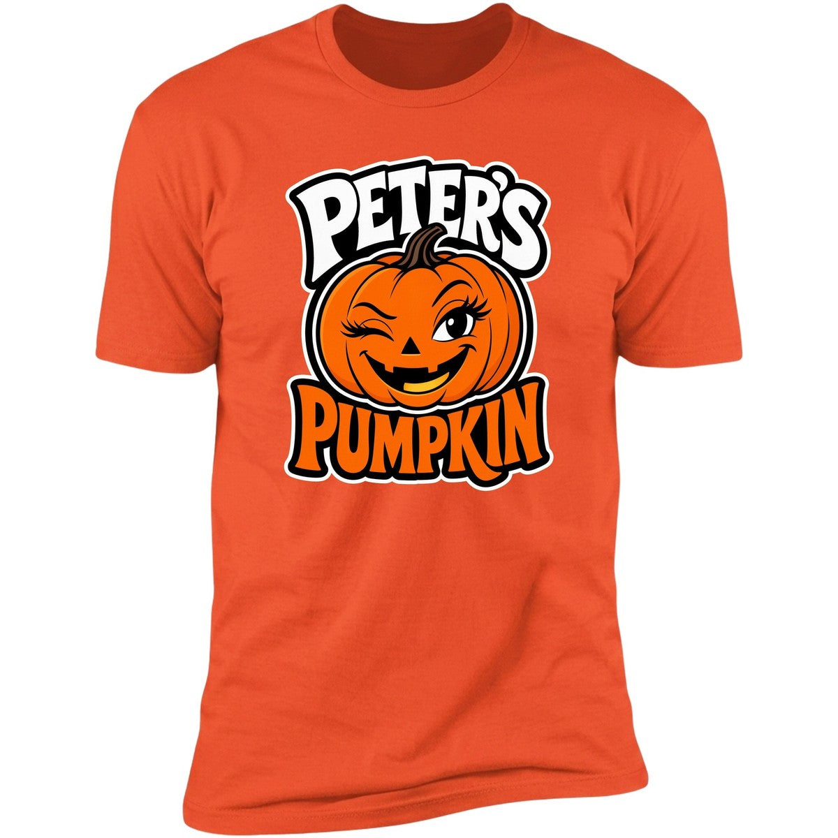 Peter's Pumpkin tee in Orange