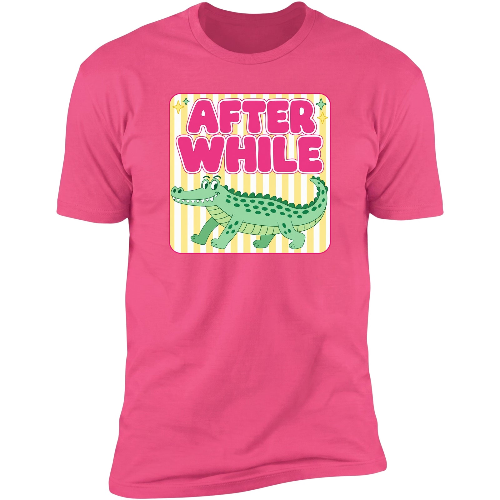 After While crocodile tee, Heliconia