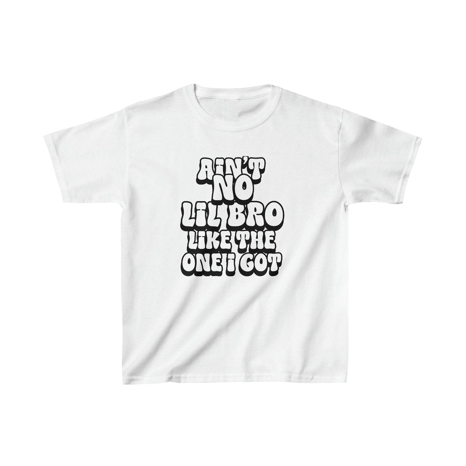 Ain't No Lil Bro Like The One I Got Kids Heavy Cotton™ Tee