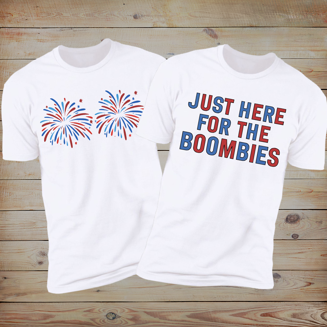 Just Here The Boombies & Boombies 4th of July Tees