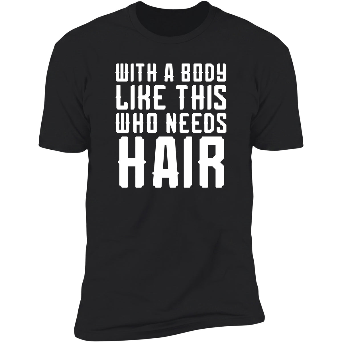 Black tee front