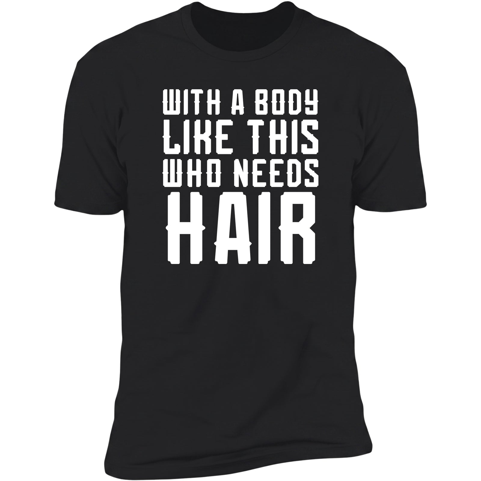 Black tee front
