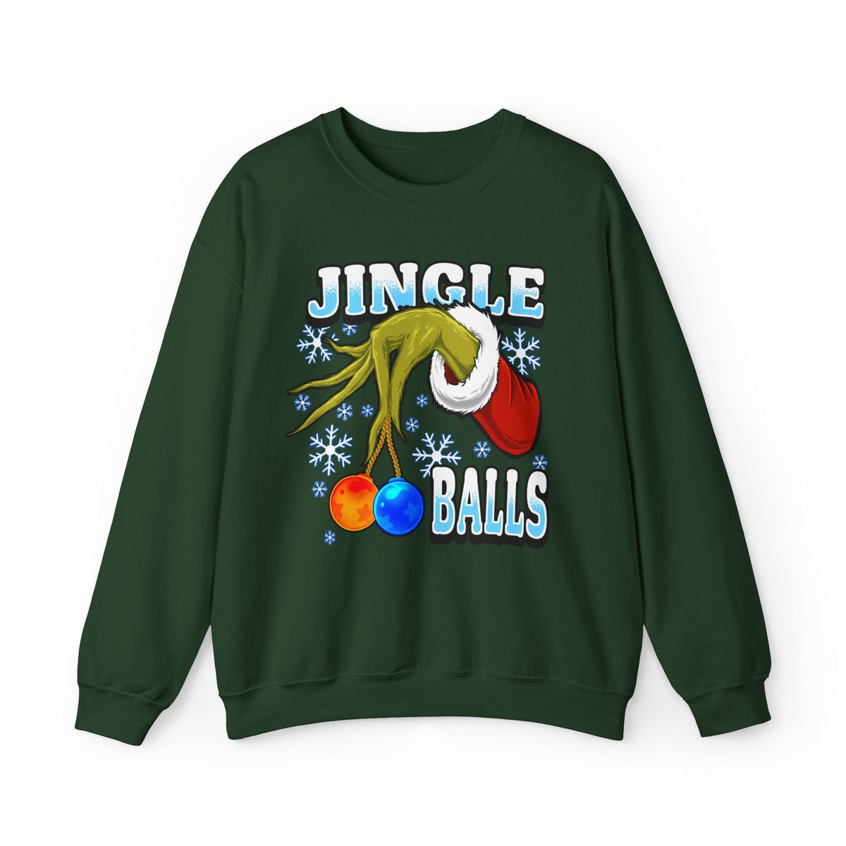 Comfy Tinsel Tits & Jingle Balls Couples Funny Sweatshirts