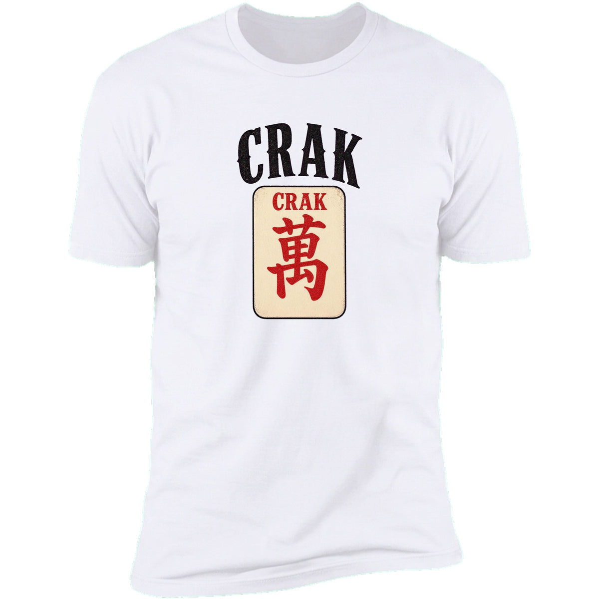 CRAK mahjong tee front