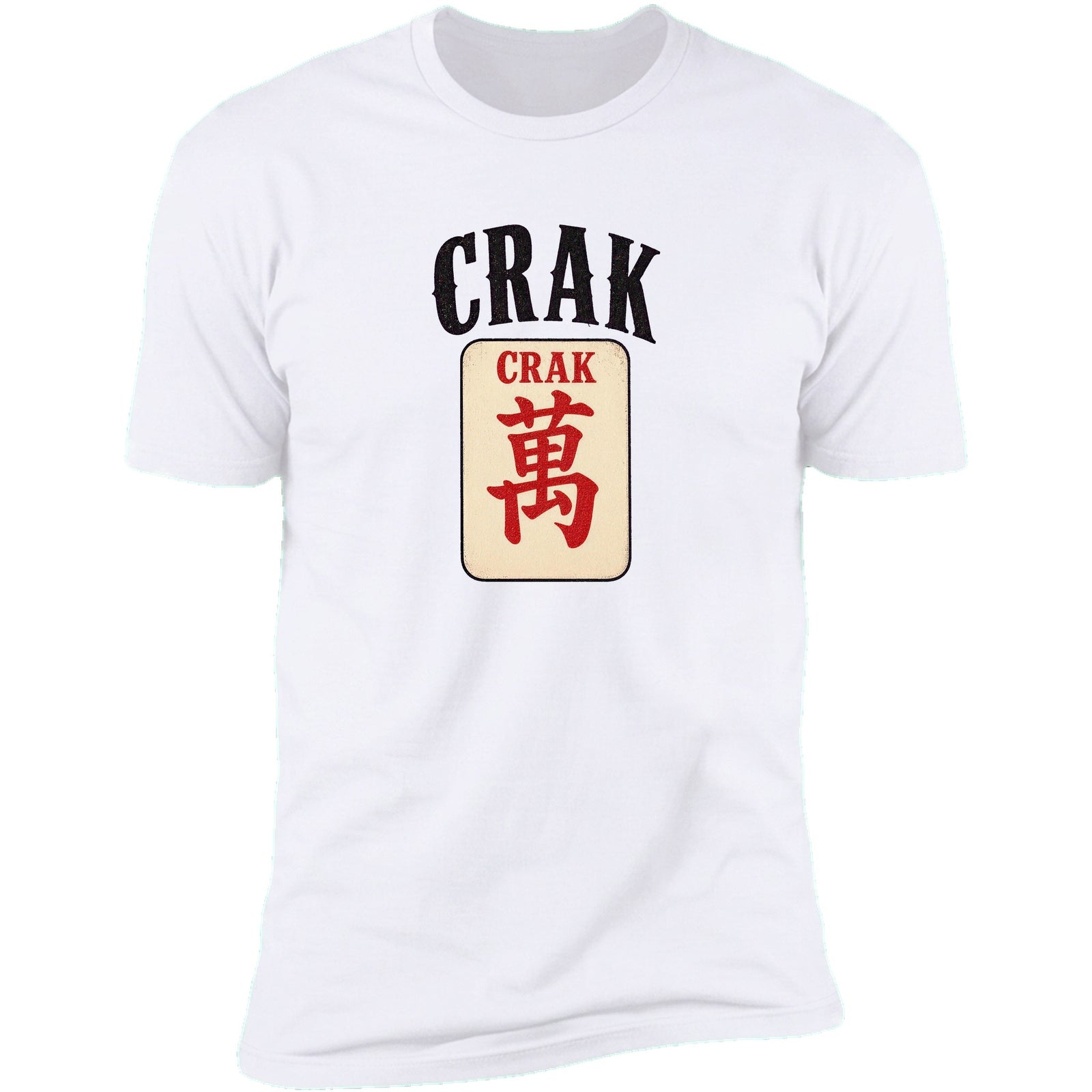 CRAK mahjong tee front