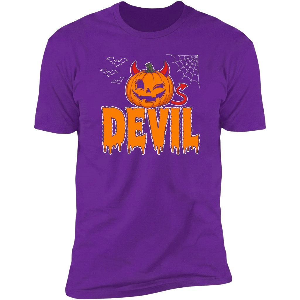 Devil purple tee
