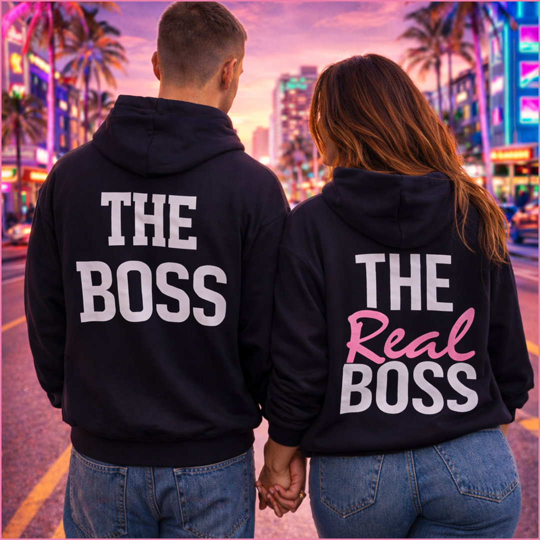The Boss + The Real Boss Hoodie Bundle
