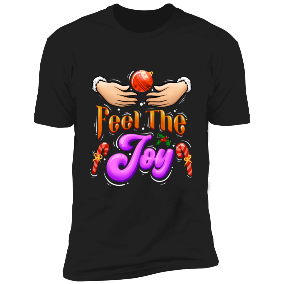 Feel The Joy & Jingle My Bells Couples Christmas Shirts