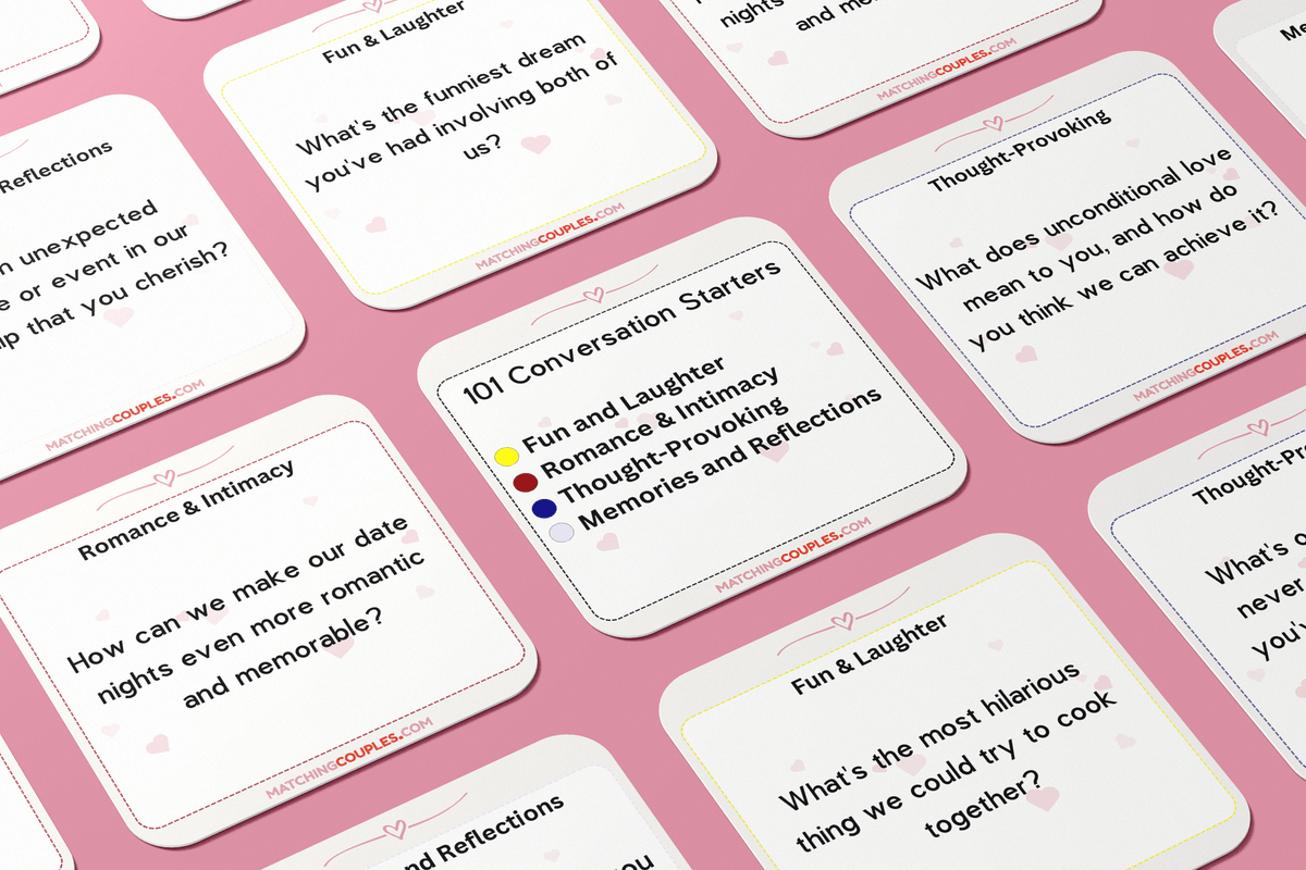 FREE Gift 🎁 Couples Connect Card Deck: Strengthen Your Bond with 101 Engaging Conversation Cards | Digital PDF [Instant Download]
