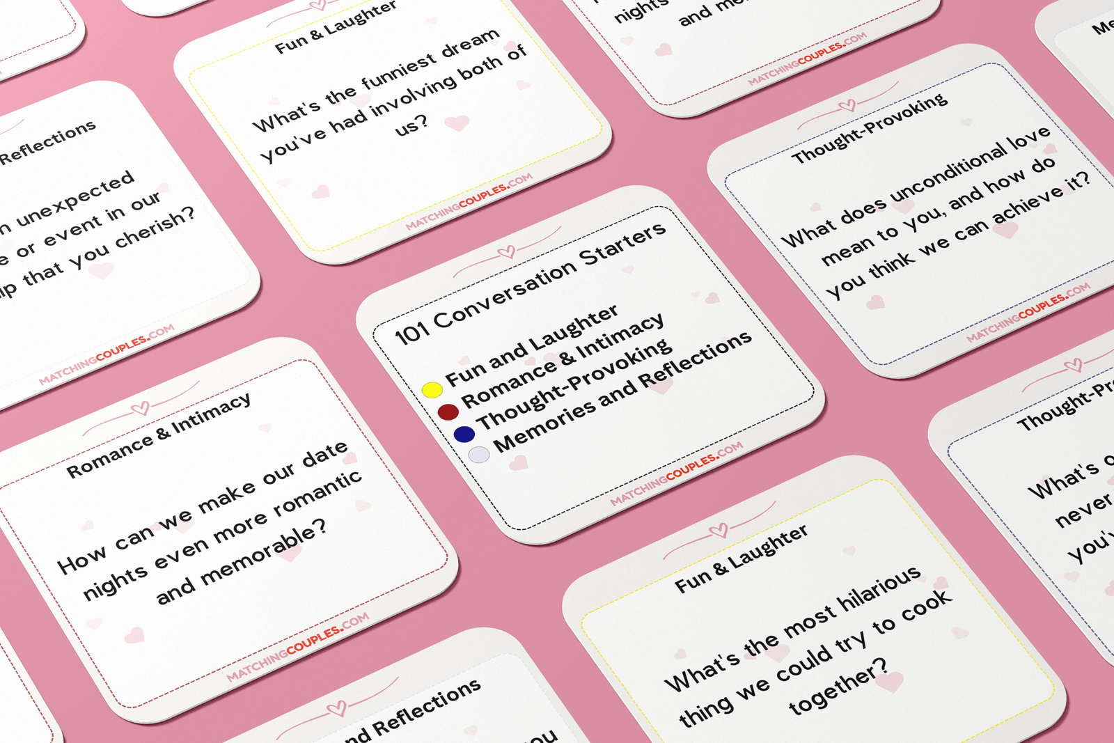 FREE Gift 🎁 Couples Connect Card Deck: Strengthen Your Bond with 101 Engaging Conversation Cards | Digital PDF [Instant Download]