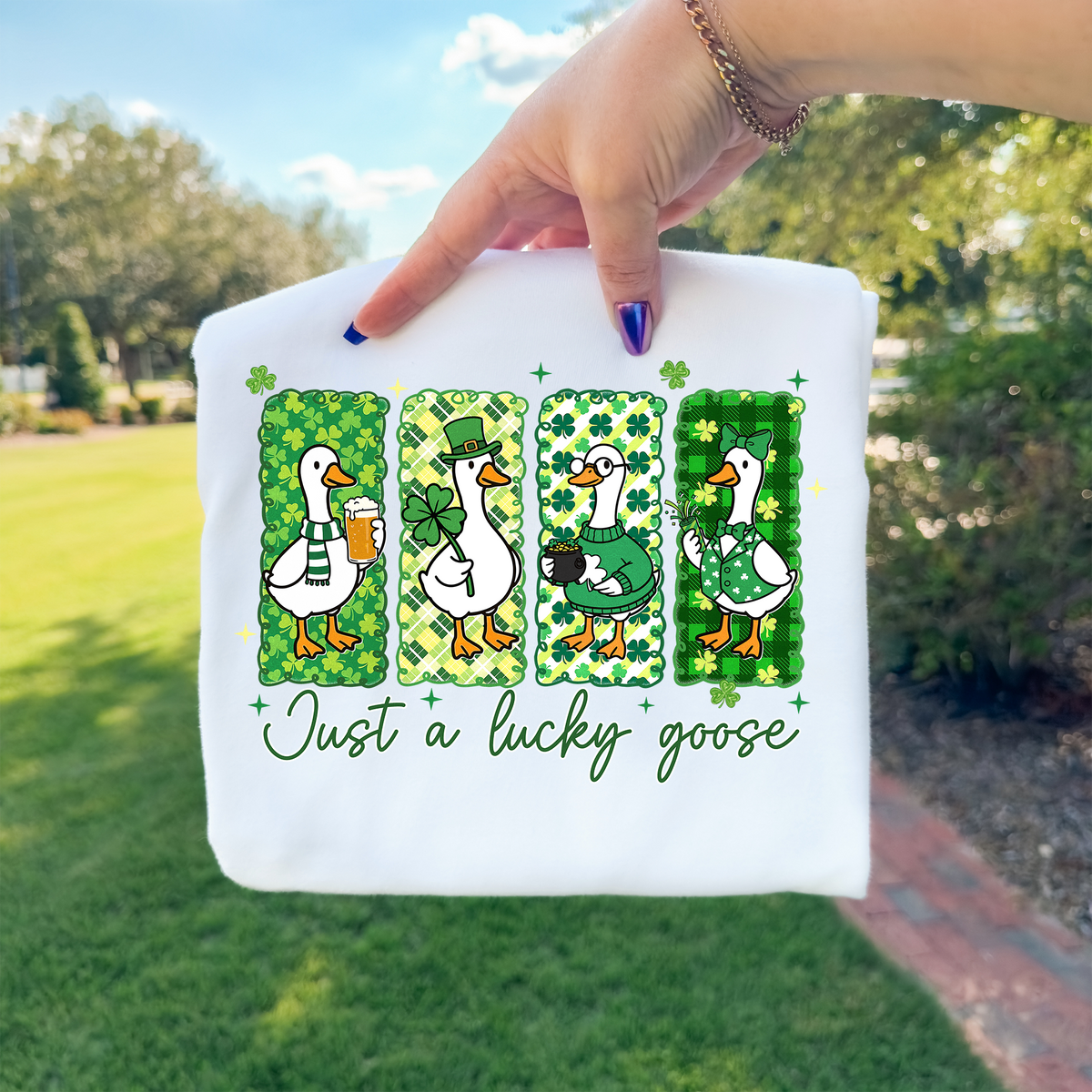 Just a Lucky Goose | Comfort Colors