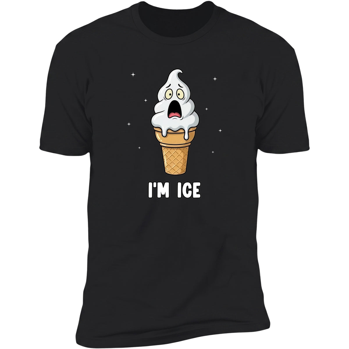 I'm Ice tee in Black