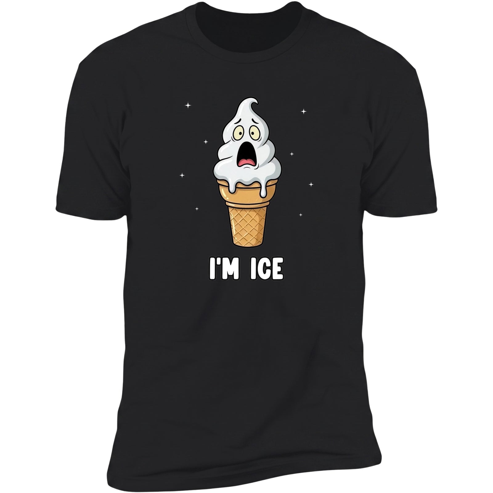 I'm Ice tee in Black