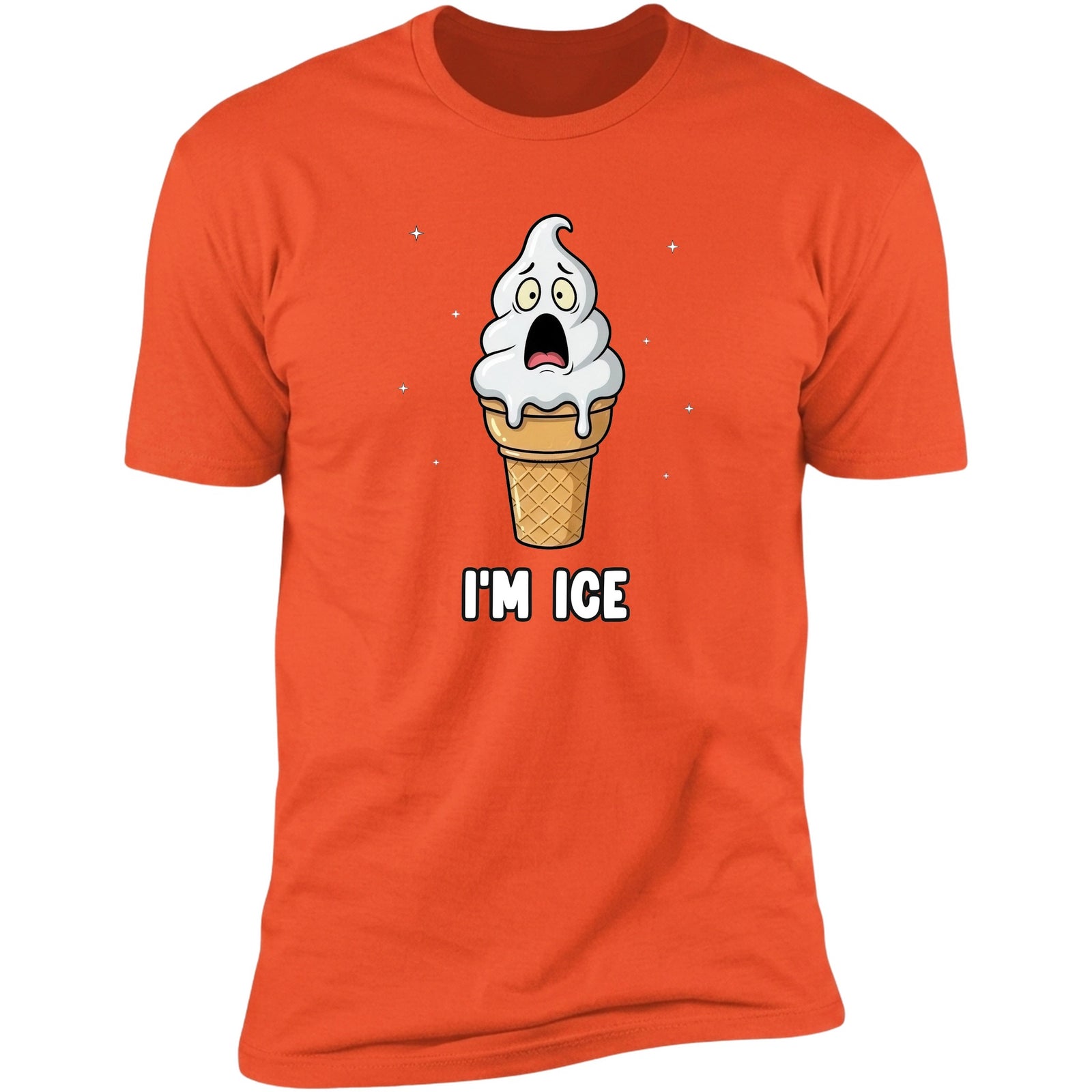I'm Ice tee in Orange