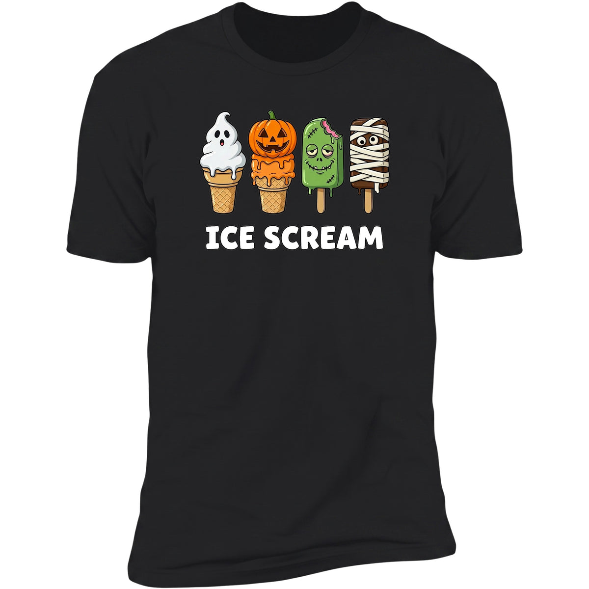Ice Scream tee in Black