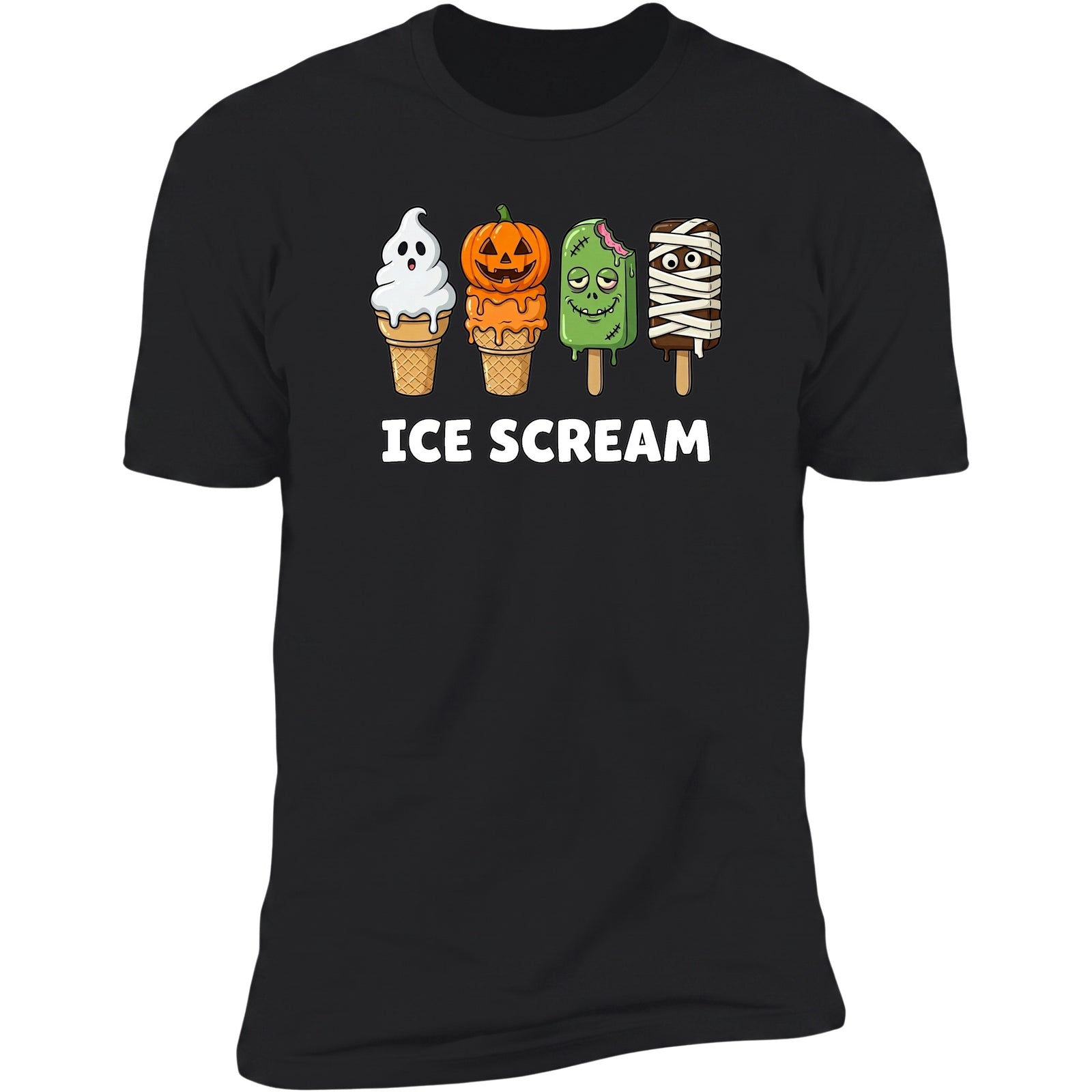 Ice Scream tee in Black