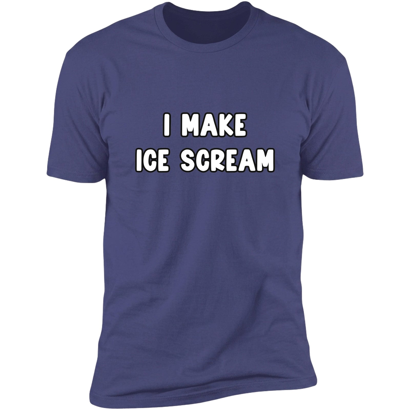 I Make Ice Scream tee in Purple