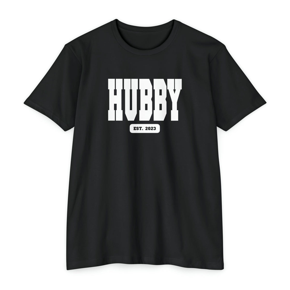Hubby EST 2023 Unisex Jersey T-shirt