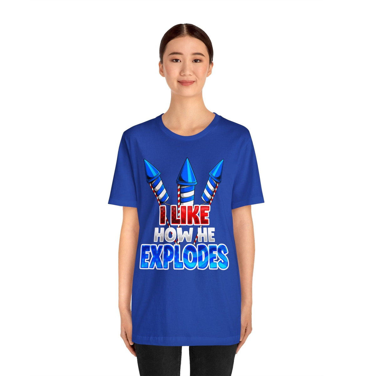 I Like How He Explodes Deluxe Unisex Tee 2024