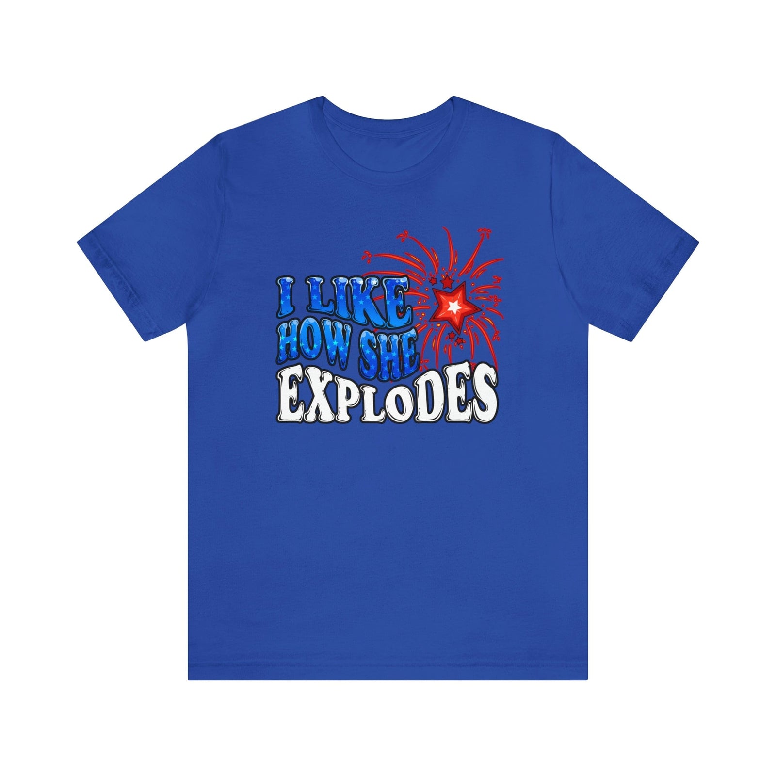 I Like How She Explodes Deluxe Unisex Tee