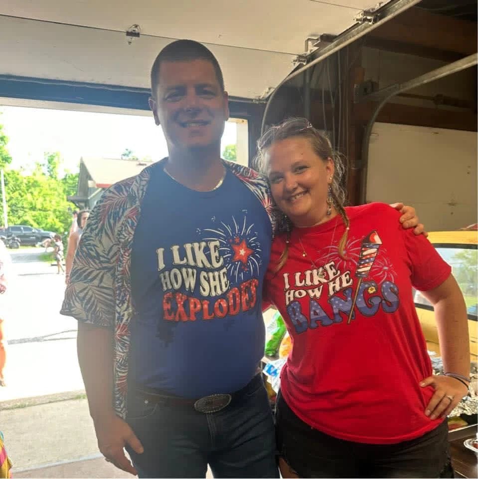 I Like How She Explodes & I Like How He Bangs 4th Of July Tees