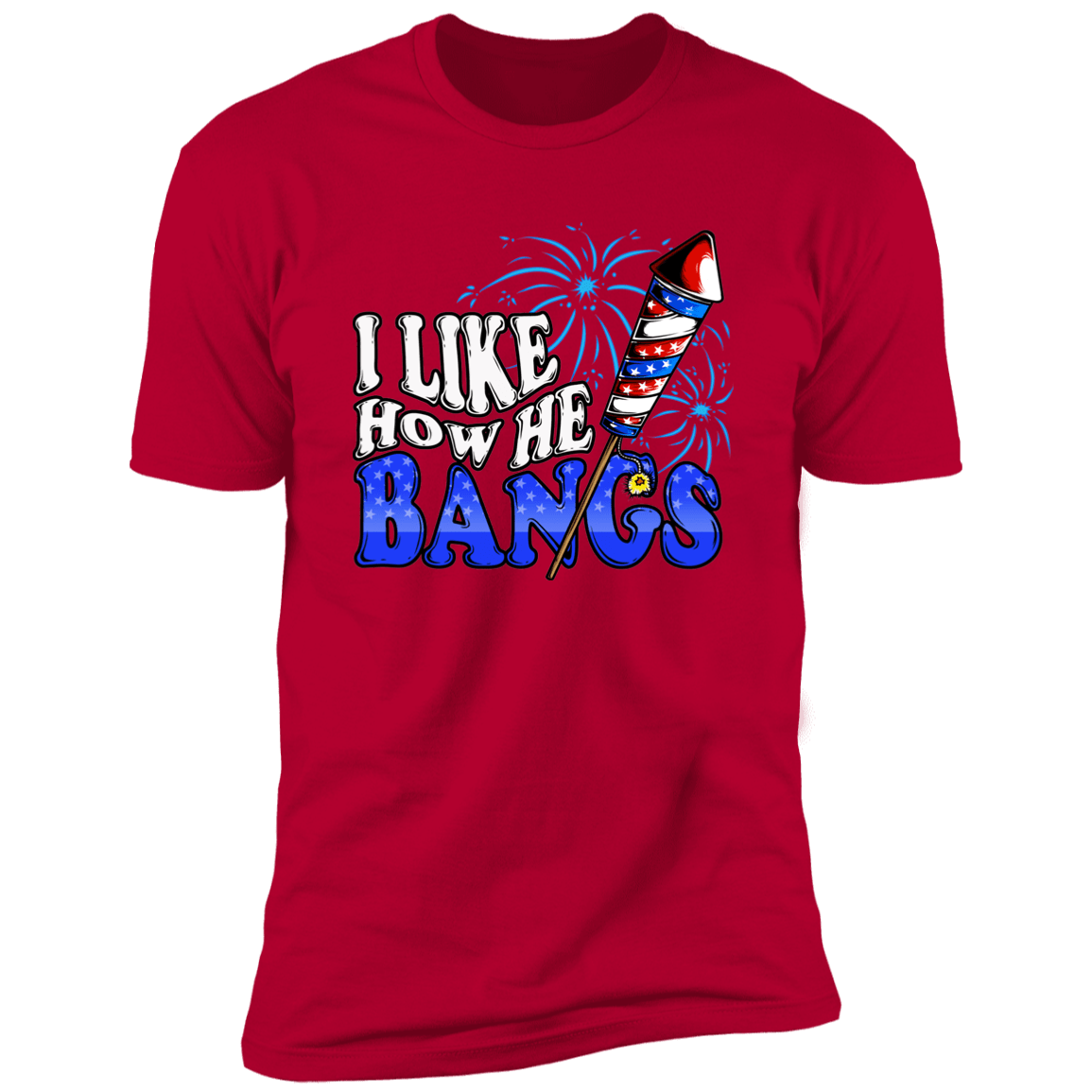I Like How He Bangs | Deluxe Tee