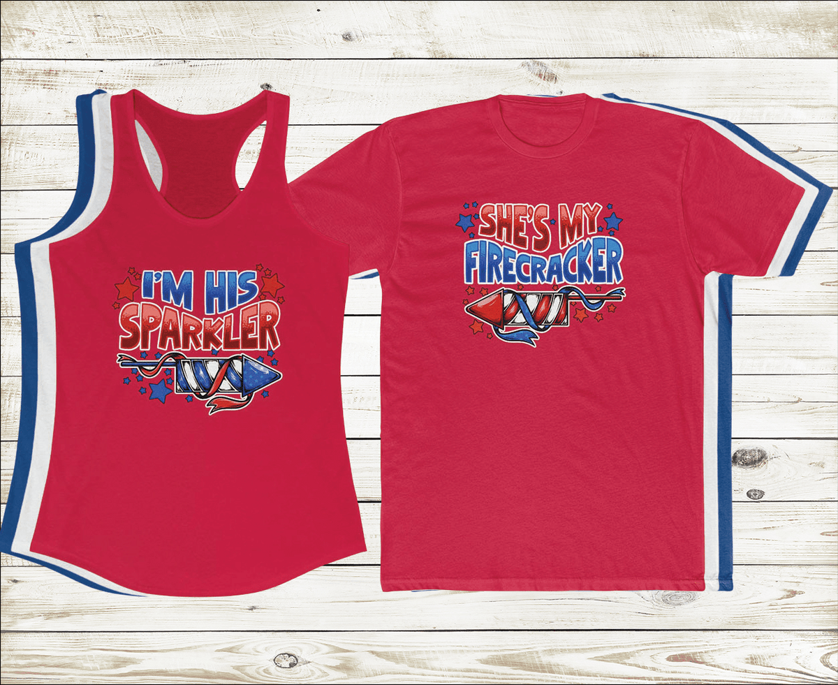 I'm His Sparkler Women's Luxury Tank
