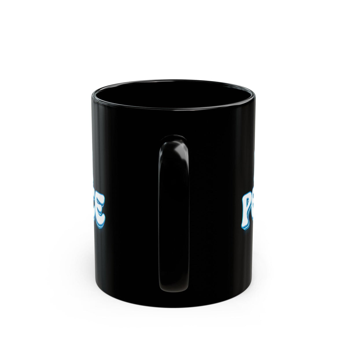 I'm Peace Black Coffee Mug