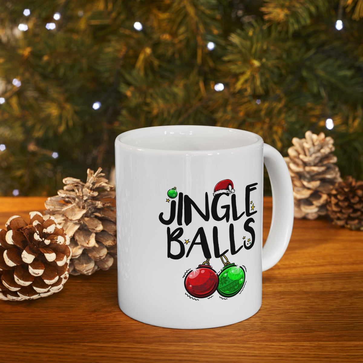 Jingle Balls Christmas Mug 11oz