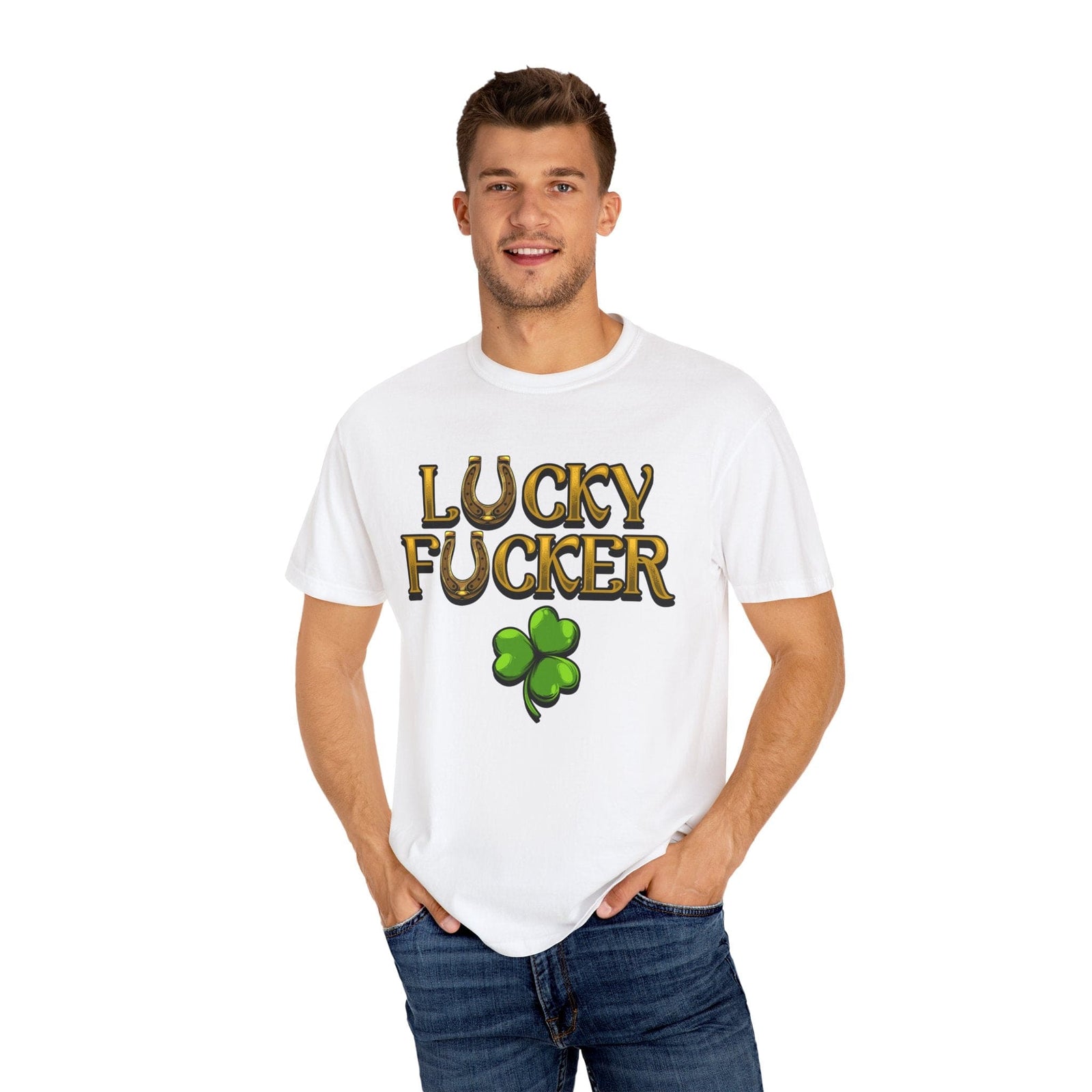 LUCKY F Comfort Colors 1717