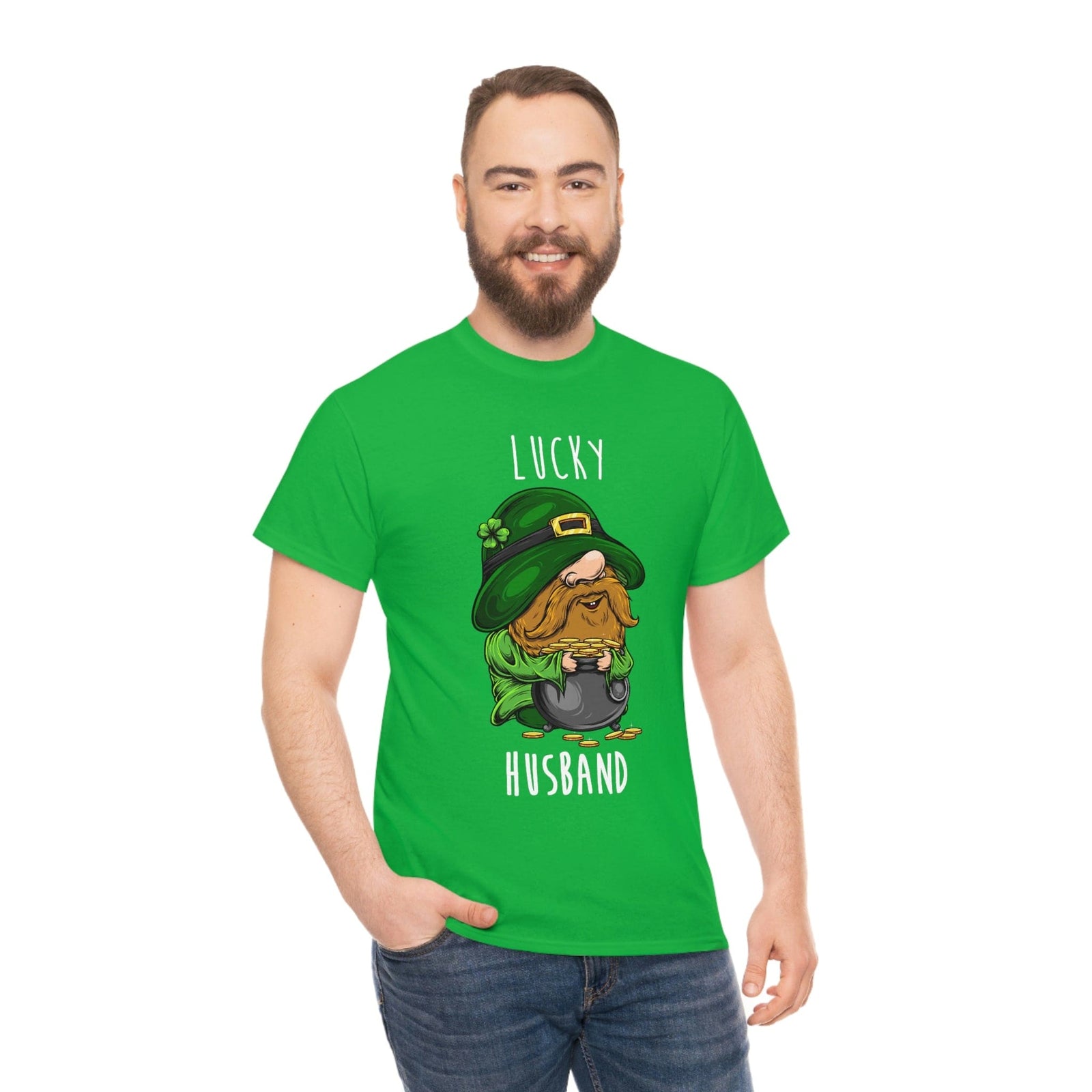 Lucky Husband & Lucky Wife St. Patrick day Drinking Shirt
