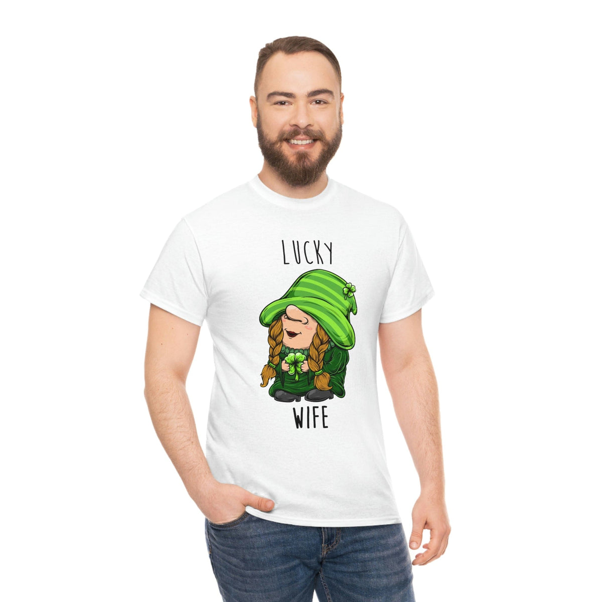 Lucky Husband &amp; Lucky Wife St. Patrick day Drinking Shirt