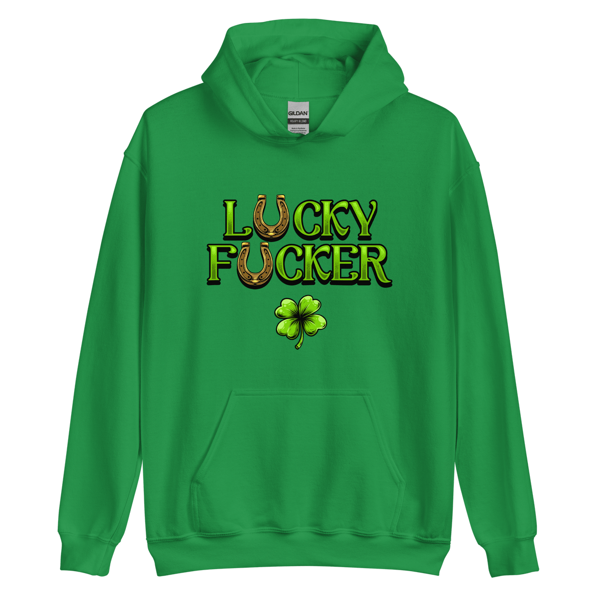 Lucky & Lucky F*ucker St Patricks day Drinking Hoodies