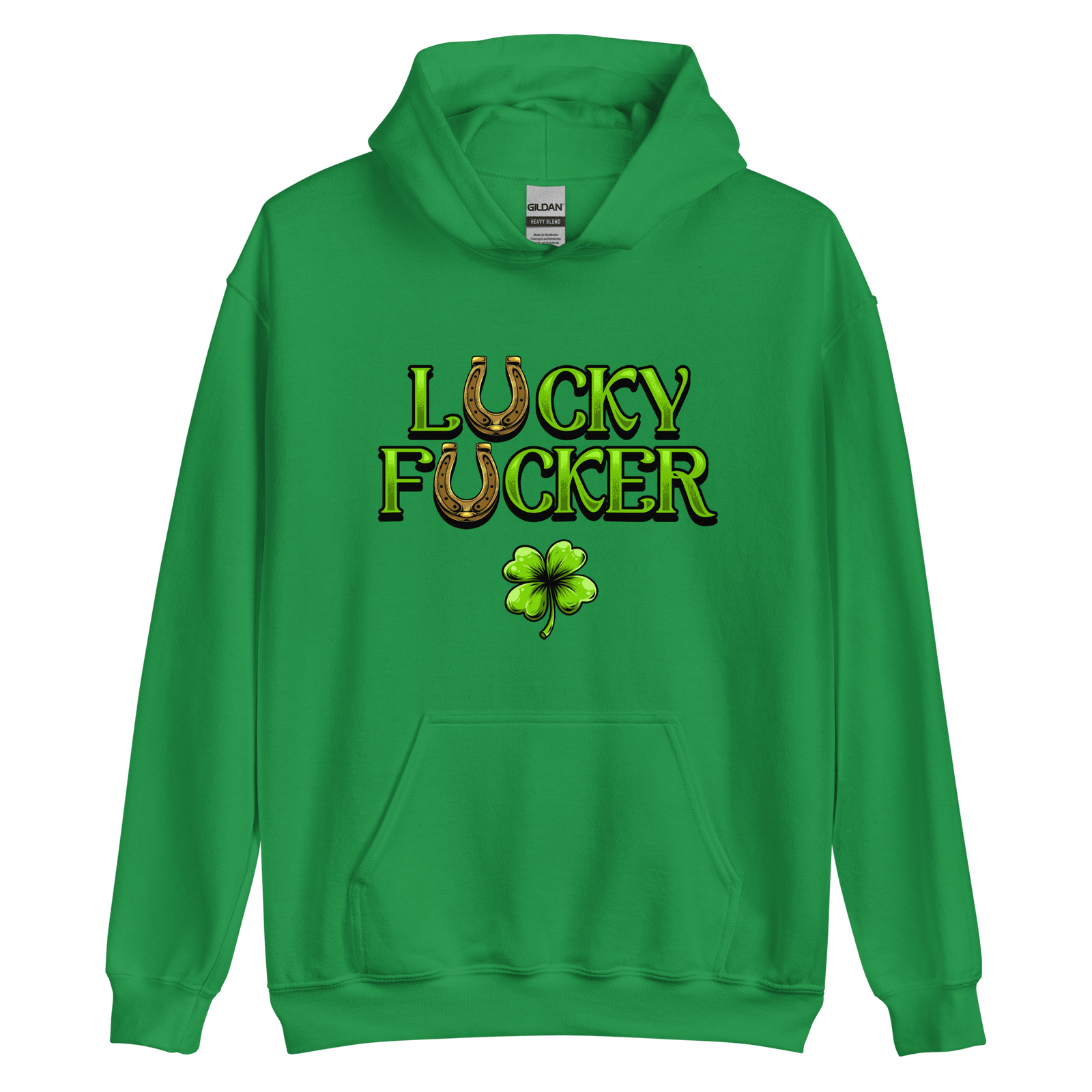 Lucky & lucky f*ucker st patricks day drinking hoodies