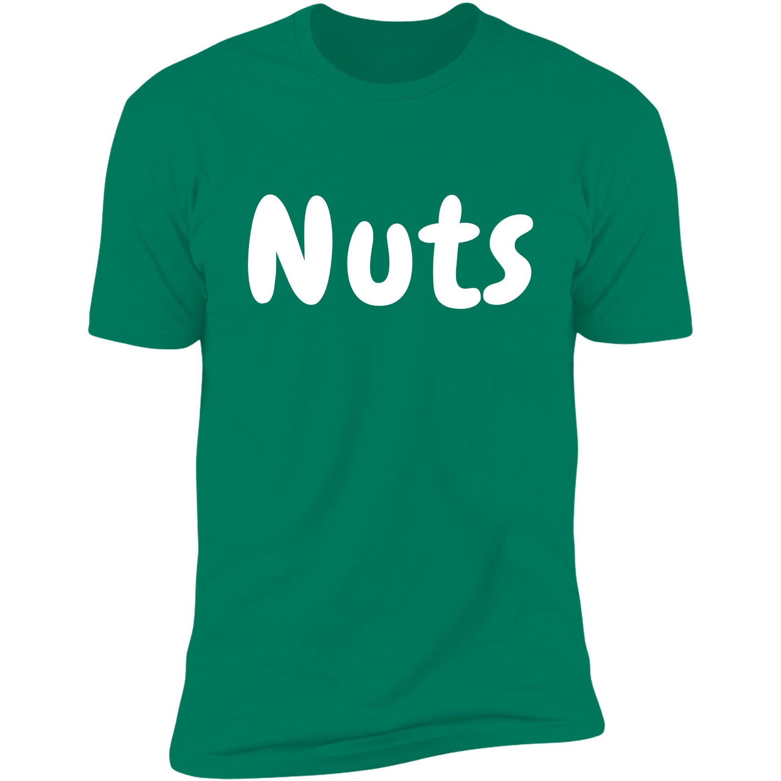 Nuts tee kelly green