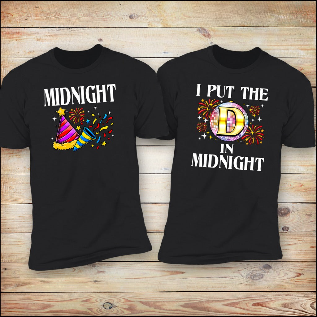 Midnight and I Put The D In Midnight matching couples tees