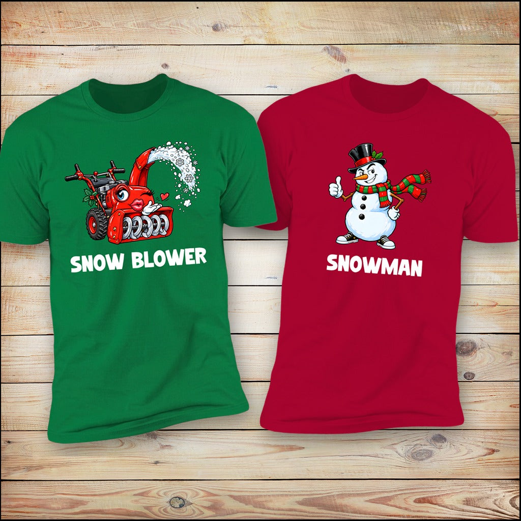 Snowman & Snow Blower
