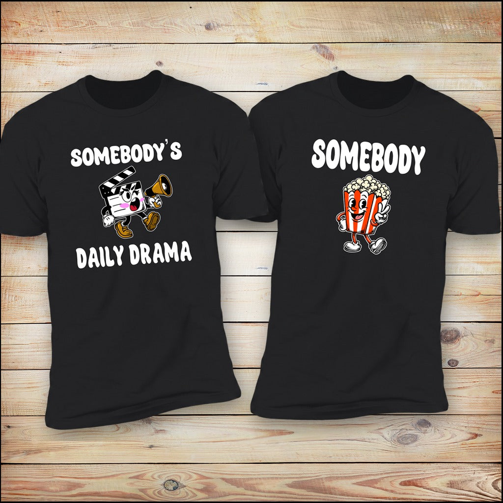 Somebody matching couples shirts
