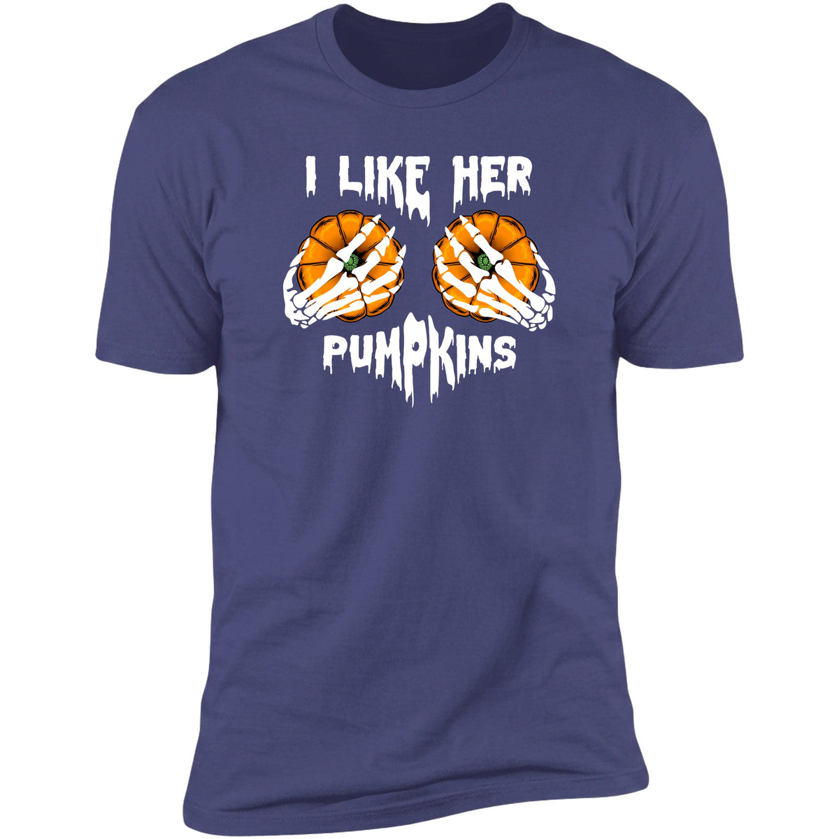 I Like Her Pumpkins Purple
