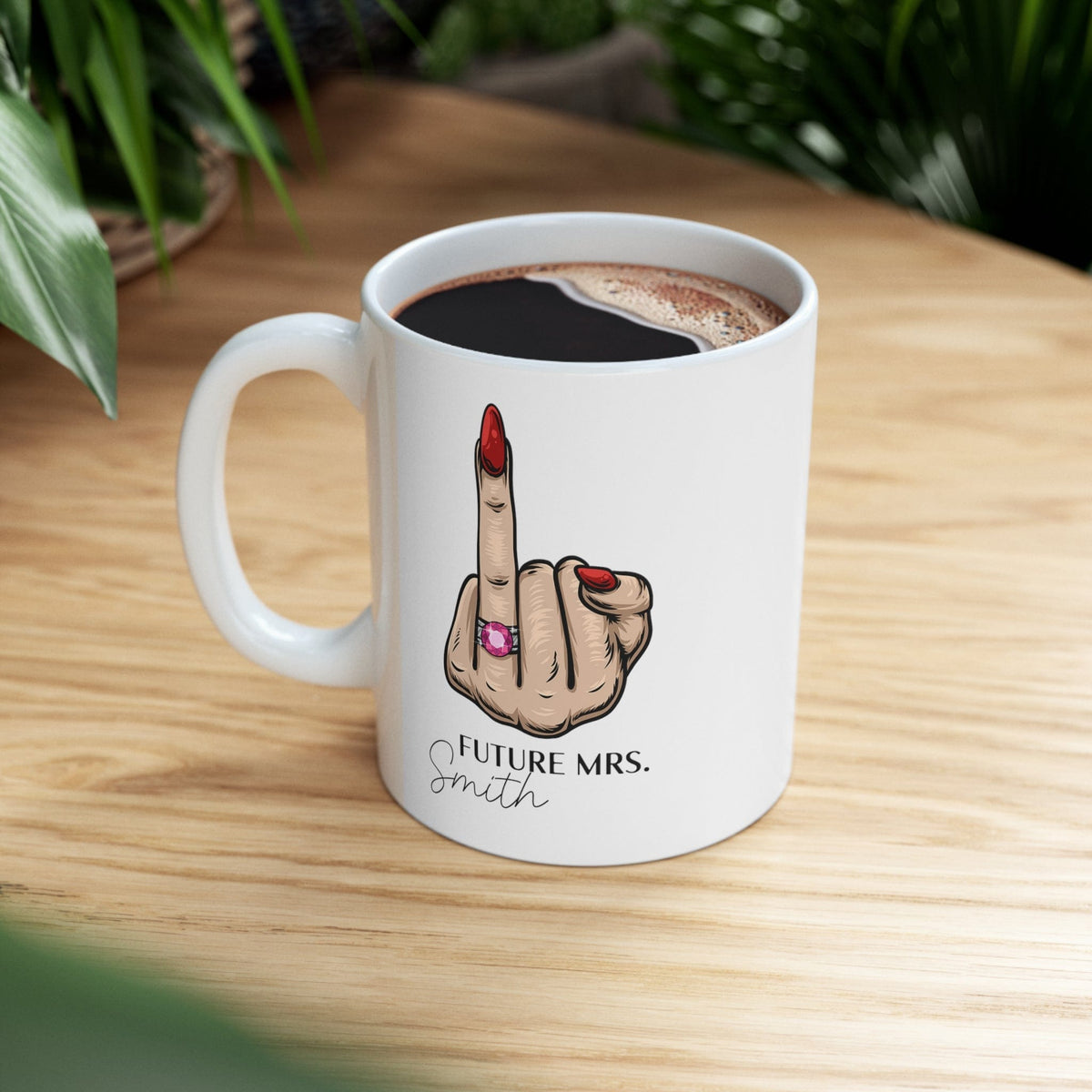 Personalized Engagement  Mug Ceramic Mug 11oz